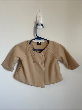 Baby Ball Girls Cream Double-Breasted Coat 9-12M‎